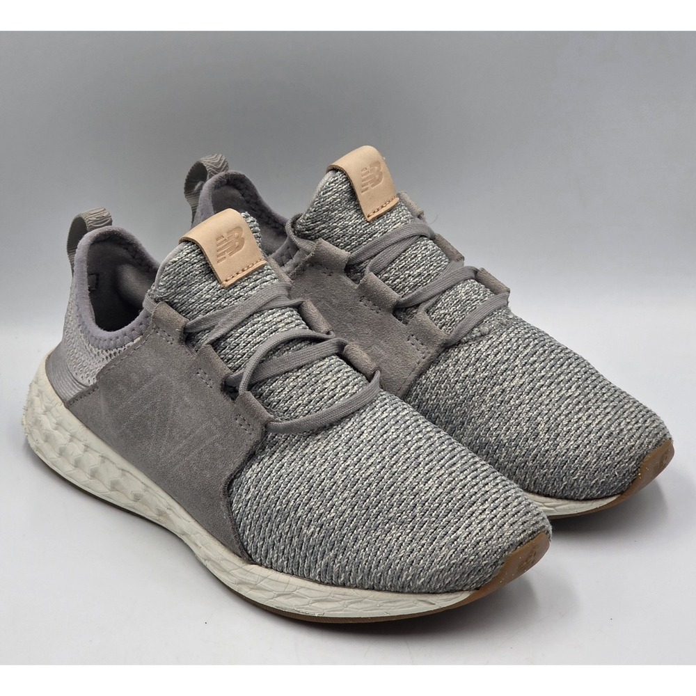New Balance Fresh Foam Cruz v1 Womens 8 Gray Knit Running Shoes WCRUZOG